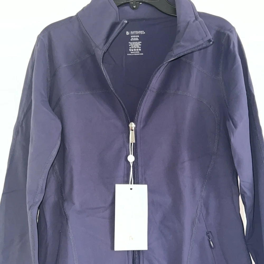 Buffbunny Phantom Jacket Nebula Navy Blue Medium athletic jacket long sleeve - Picture 11 of 14